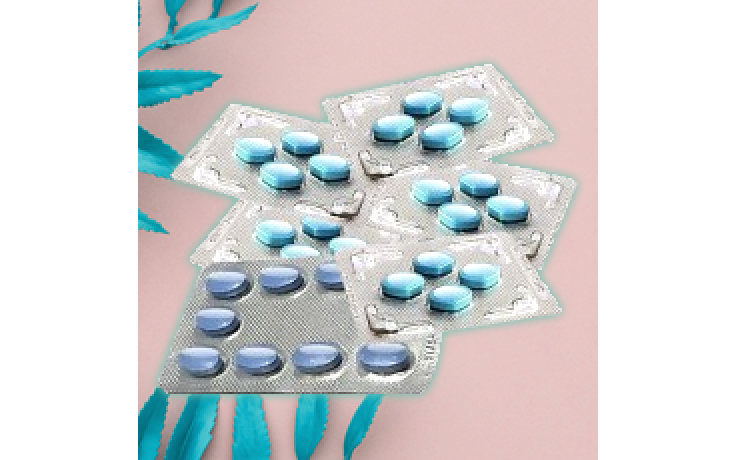 5 Strippen Kamagra en 1 Strip Sildenafil